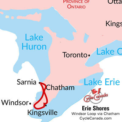 Erie Shores Map