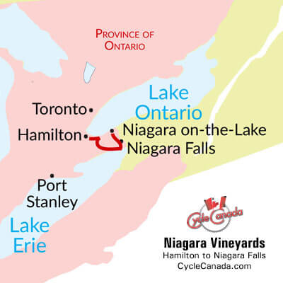 Niagara Vineyards Map