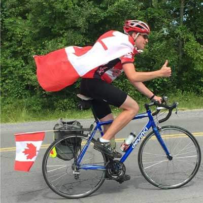 July 1 Canada Day on the By-Cycle Ride