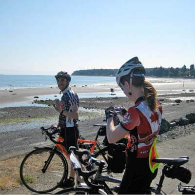 Vancouver Island cyclists