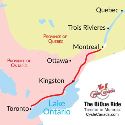 BiQue Ride Map