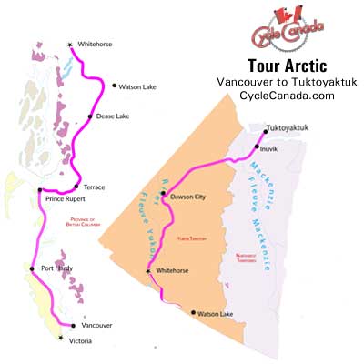 Tour Arctic Route Map